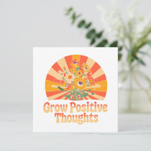 Zunehmende positive Gedanken - Inspirationsblume (