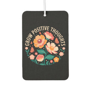 Zunehmende positive Gedanken - Inspirationsblume ( Autolufterfrischer