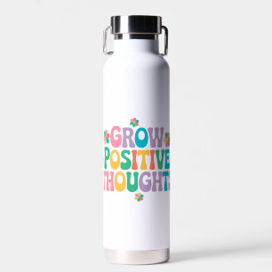 Zunehmende positive Gedanken - Inspirationsblume ( Trinkflasche