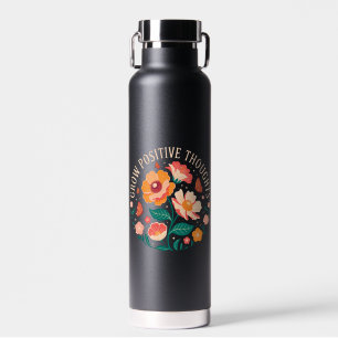 Zunehmende positive Gedanken - Inspirationsblume ( Trinkflasche