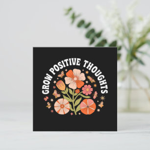 Zunehmende positive Gedanken - Inspirationsflorale