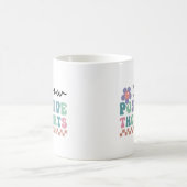 Zunehmende positive Gedanken Kaffeetasse (Mittel)