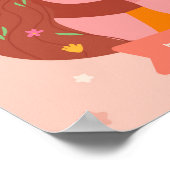 Zunehmende positive Gedanken Poster (Ecke)