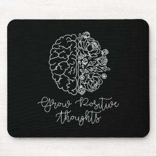 Zunehmende positive Gedanken psychische Gesundheit Mousepad