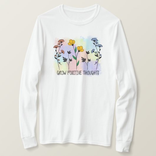 Zunehmende positive Gedanken T-Shirt (Design vorne)