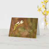 Zunehmende Wildblume Scripture Card - Gedanken sen Karte (Gelbe Blume)