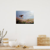 'Zunehmender Anstieg' - Druck auf Leinwand Poster (Küche)