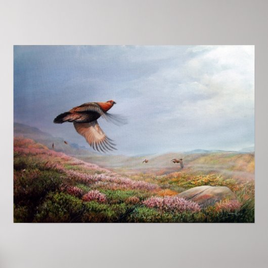 'Zunehmender Anstieg' - Druck auf Leinwand Poster (Vorne)