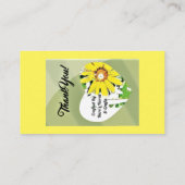 ZUNEHMENDER DANK - FLORISTKARTE BEGLEITKARTE (Rückseite)