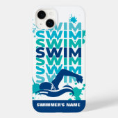 ZUNEHMENDER Fall für Swim Athlete Case-Mate iPhone Hülle (Rückseite)