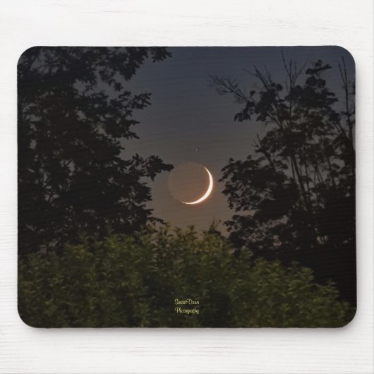 Zunehmender Halbmond untergeht Mousepad (Vorne)