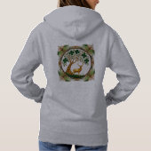 Zunehmender Phoenix - Emblem der Widerstandskraft  Hoodie (Rückseite)