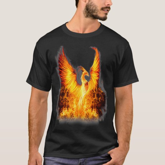 Zunehmender Phoenix-Feuerfenix (2) T-Shirt (Vorderseite)