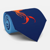 Zunehmender Phoenix in der Krawatte der Flammen (Gerollt)