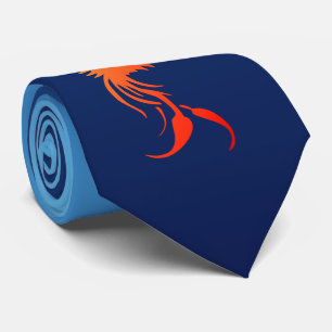 Zunehmender Phoenix in der Krawatte der Flammen