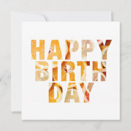 ZUNEHMENDES BILD-Happy Birthday Card Einladung