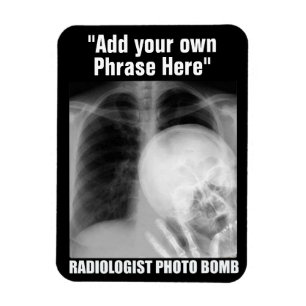 ZUNEHMENDES RADIOLOGISTISCHES FOTO BOME MAGNET