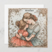Zuneigung der Mutter: Notecards ablegen Feiertagskarte (Vorne/Hinten)