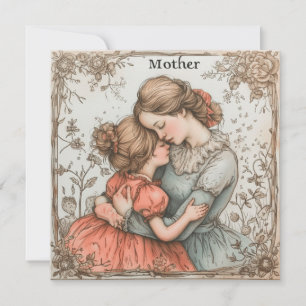 Zuneigung der Mutter: Notecards ablegen Feiertagskarte