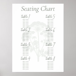 ZUNEIGUNG | Hochzeits-Sitzplan Poster