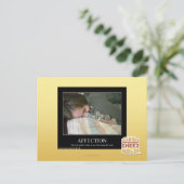 Zuneigung Postkarte (Stehend Vorderseite)