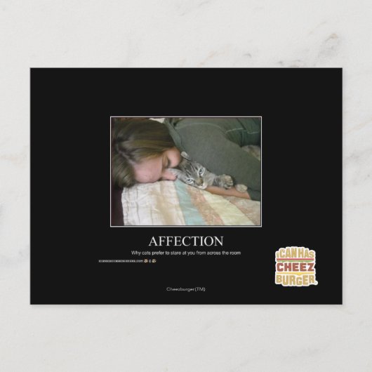 Zuneigung Postkarte (Vorderseite)