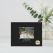 Zuneigung Postkarte (Stehend Vorderseite)