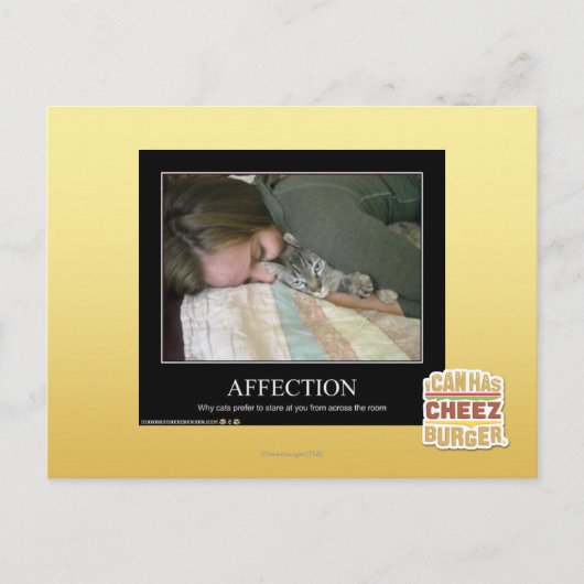 Zuneigung Postkarte (Vorderseite)