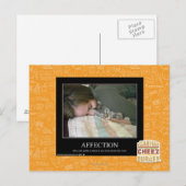 Zuneigung Postkarte (Vorne/Hinten)