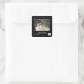 Zuneigung Quadratischer Aufkleber (Tasche)