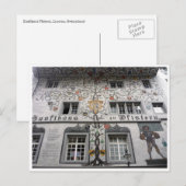 zunfthaus Lucerne Postkarte (Vorne/Hinten)