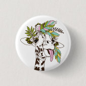 Zunge Button (Vorderseite)