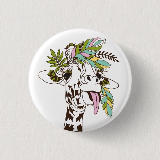 Zunge Button (Vorderseite)