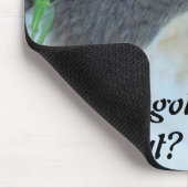 Zunge got deine Katze? Mousepad (Ecke)