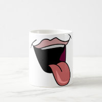 Zunge-heraus Tasse