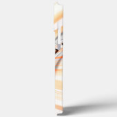 'Zunge' in glatter Farbstruktur mit Kurvendesign Case-Mate iPhone Hülle (Rückseite / Links)