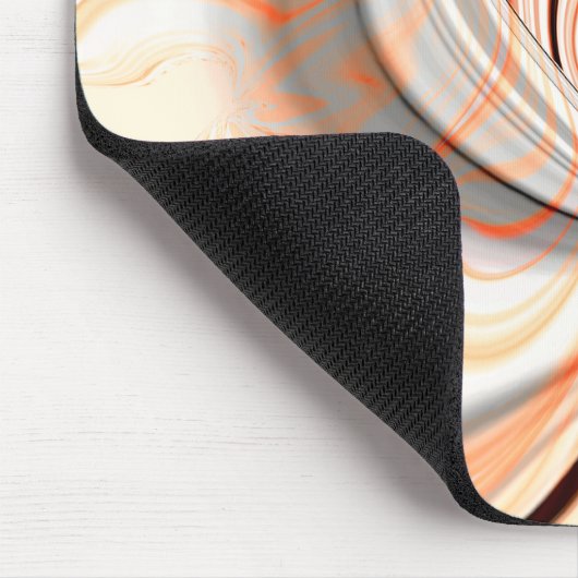 'Zunge' in glatter Farbstruktur mit Kurvendesign Mousepad (Ecke)