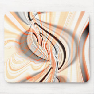 'Zunge' in glatter Farbstruktur mit Kurvendesign Mousepad