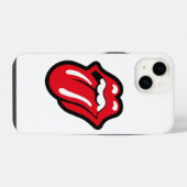 Zunge iPhone Hülle (Rückseite (Horizontal))