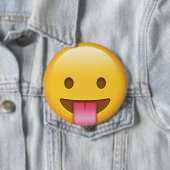 Zunge-Out-Emoji Button (Beispiel)