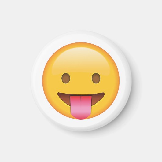 Zunge Out - Emoji Magnet (Vorne)