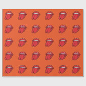 Zunge, Umhüllungspapier Geschenkpapier (Flach)