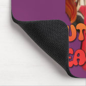 Zunge Zunge: Funny Zunge Zitat Farbiger Text Kunst Mousepad (Ecke)