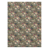 🩸 Zunge Zungenblüten - Gotisches Großmuster Tischdecke (Vorderseite)