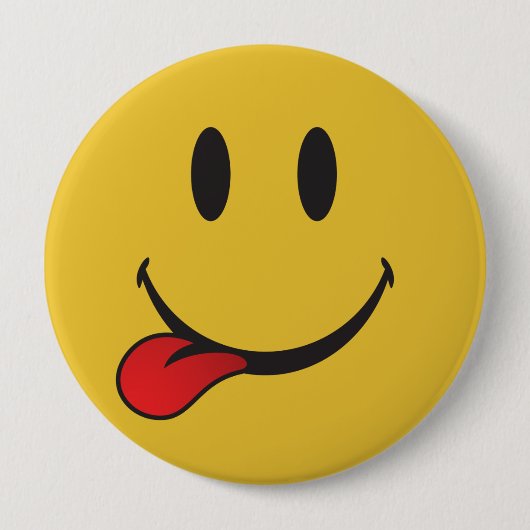 Zungenemoji Button (Vorderseite)