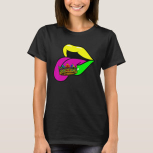 Zungenkrone Hispanic Heritage Month Latino Kultur T-Shirt