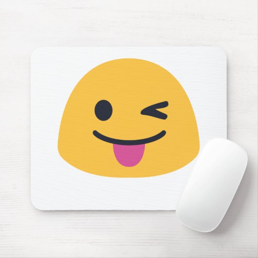 Zungenwinken Mousepad (Mit Mouse)