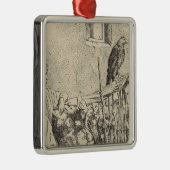 Zuni-Adler Silbernes Ornament (Rechts)