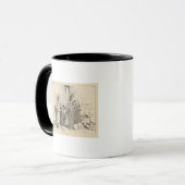 Zuni-Adler Tasse (Vorderseite Links)