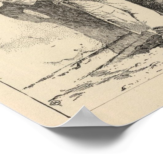 Zuni-Adlerkäfig Poster (Ecke)